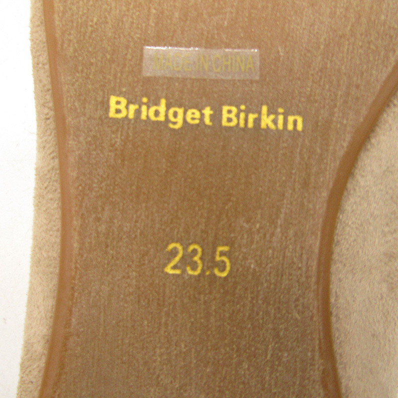 ブリジットバーキン パンプス フラットシューズ スウェード ブランド シューズ 靴 レディース 23.5サイズ ベージュ Bridget Birkin_画像4