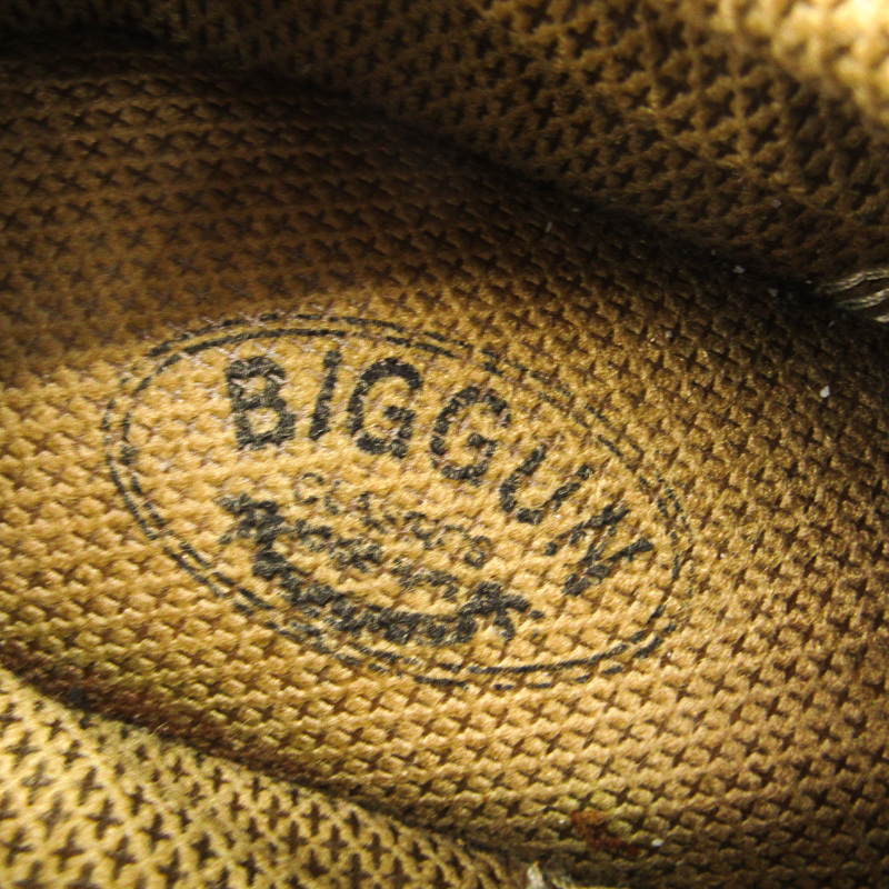 ワークブーツ モカシン ワークシューズ シューズ 靴 黒 メンズ 25.5サイズ ブラック BIGGUN_画像2