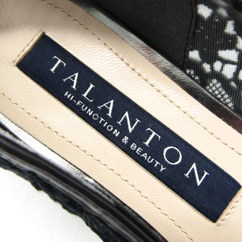 タラントンバイダイアナ パンプス フラットシューズ ブランド シューズ 靴 黒 レディース 23サイズ ブラック TALANTON by DIANA_画像3