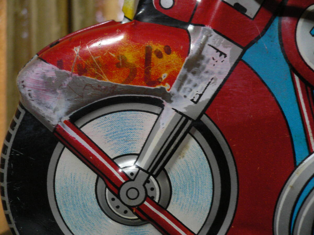 浅草玩具A1　悟空のブリキバイク　全長20ｃｍ　ジャンク品_画像10