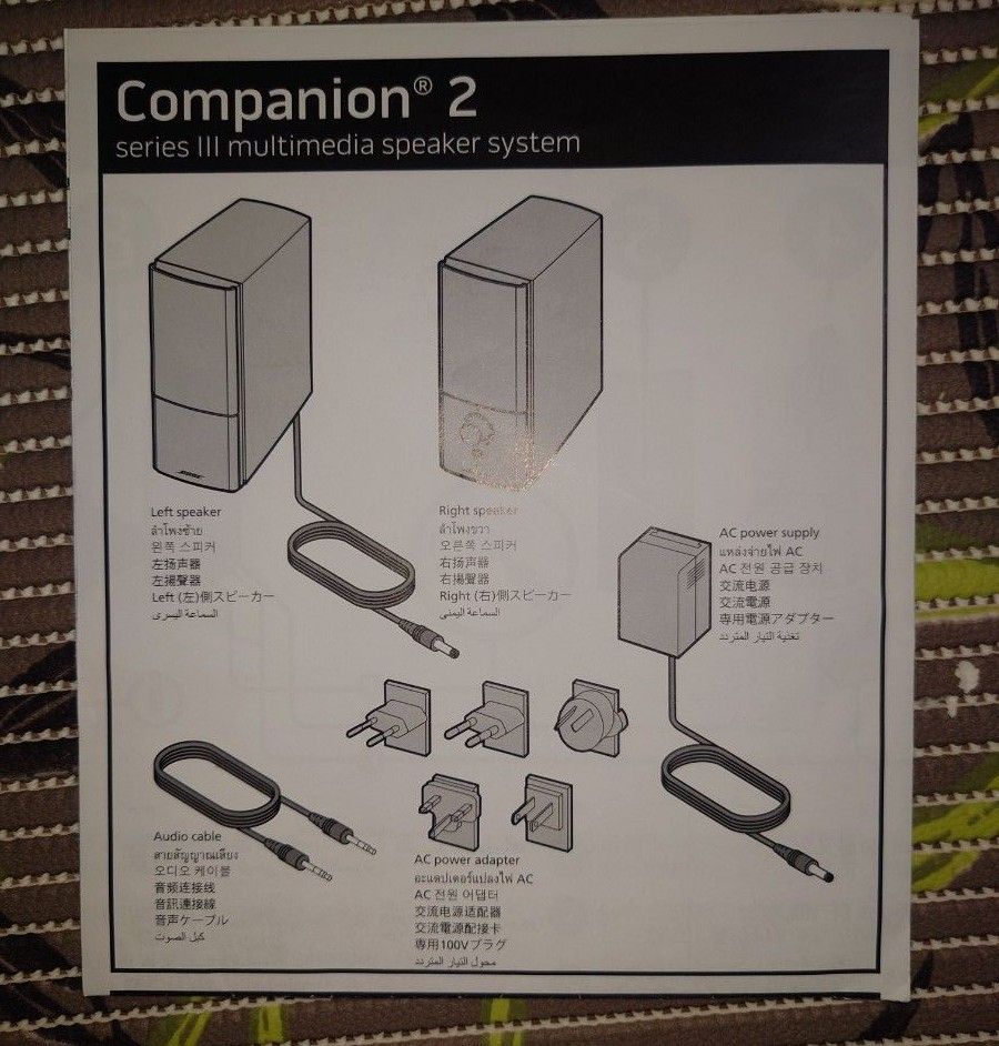 ボーズ スピーカー　COMPANION III