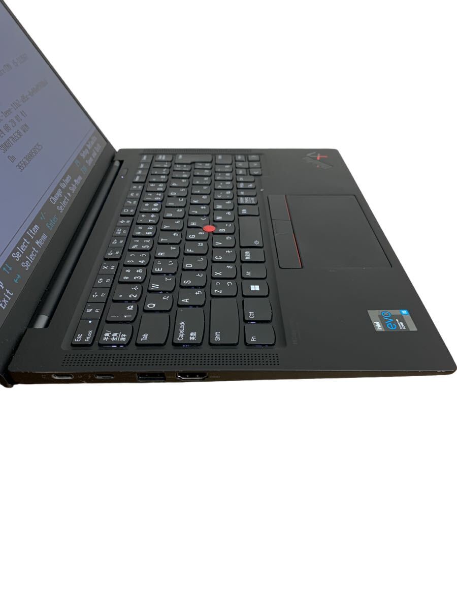 Lenovo / ThinkPad X1 Carbon / 20XXCTO1WW / Core i5-1135G7 / 16GBメモリ / SSD無 / 通電BIOS確認のみ、保証無し、ジャンク品　部品取り_画像5