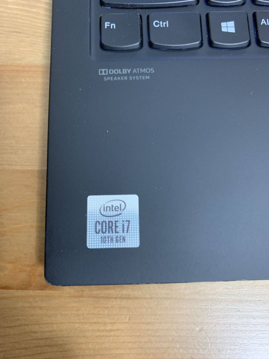 Lenovo Thinkpad X1 carbon Core i7-10th 16G メモリ256G SSD WQHD液晶_画像3