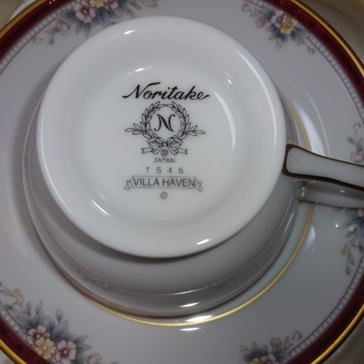 ノリタケ　ペア　カップ＆ソーサー　Noritake VILLA HAVEN ＆LANDON