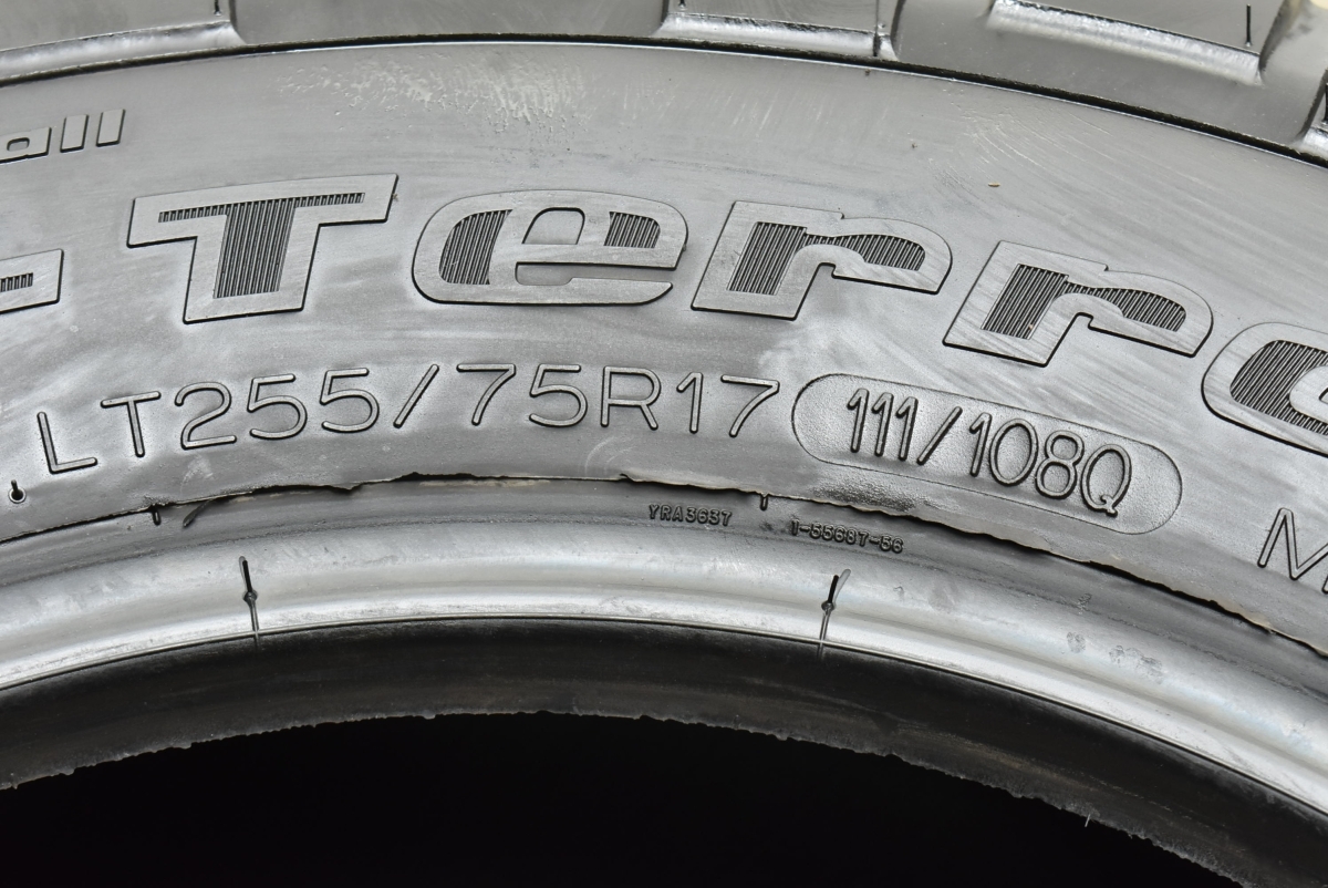 【バリ溝】BFグッドリッチ マッドテレーンT/A KM2 LT255/75R17 4本セット ジープ ラングラー プラド ハイラックスサーフ FJクルーザー_画像6