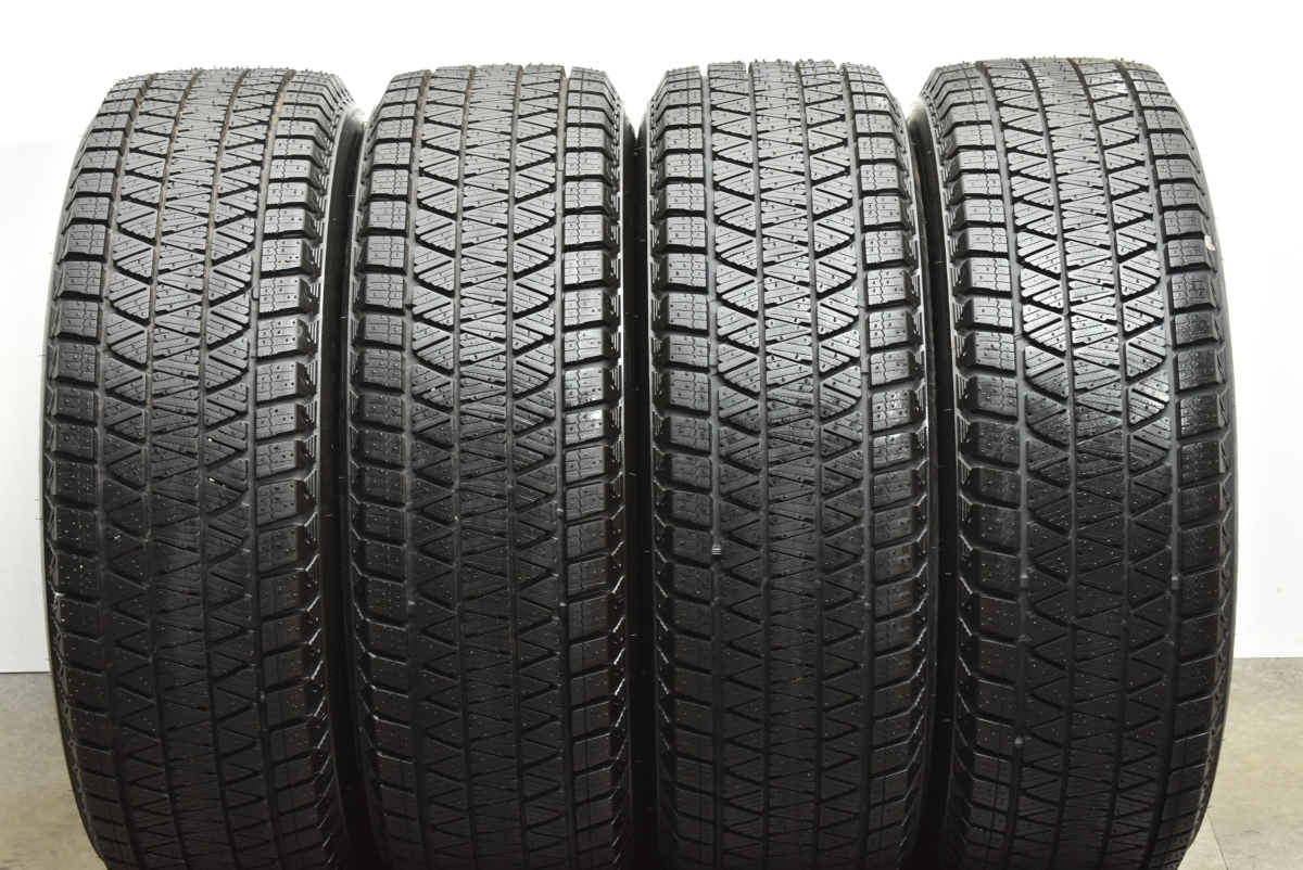 【バリ溝 美品】ZACK 17in 7J +48 PCD114.3 ブリヂストン ブリザック DM-V3 225/65R17 エクストレイル CX-5 CX-8 レガシィアウトバック_画像8