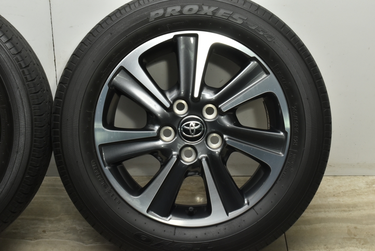 【ホイール美品】トヨタ 80 ヴォクシー ノア 純正 16in 6J +50 PCD114.3 トーヨー プロクセス J54 205/60R16 エスクァイア アイシス 流用_画像6