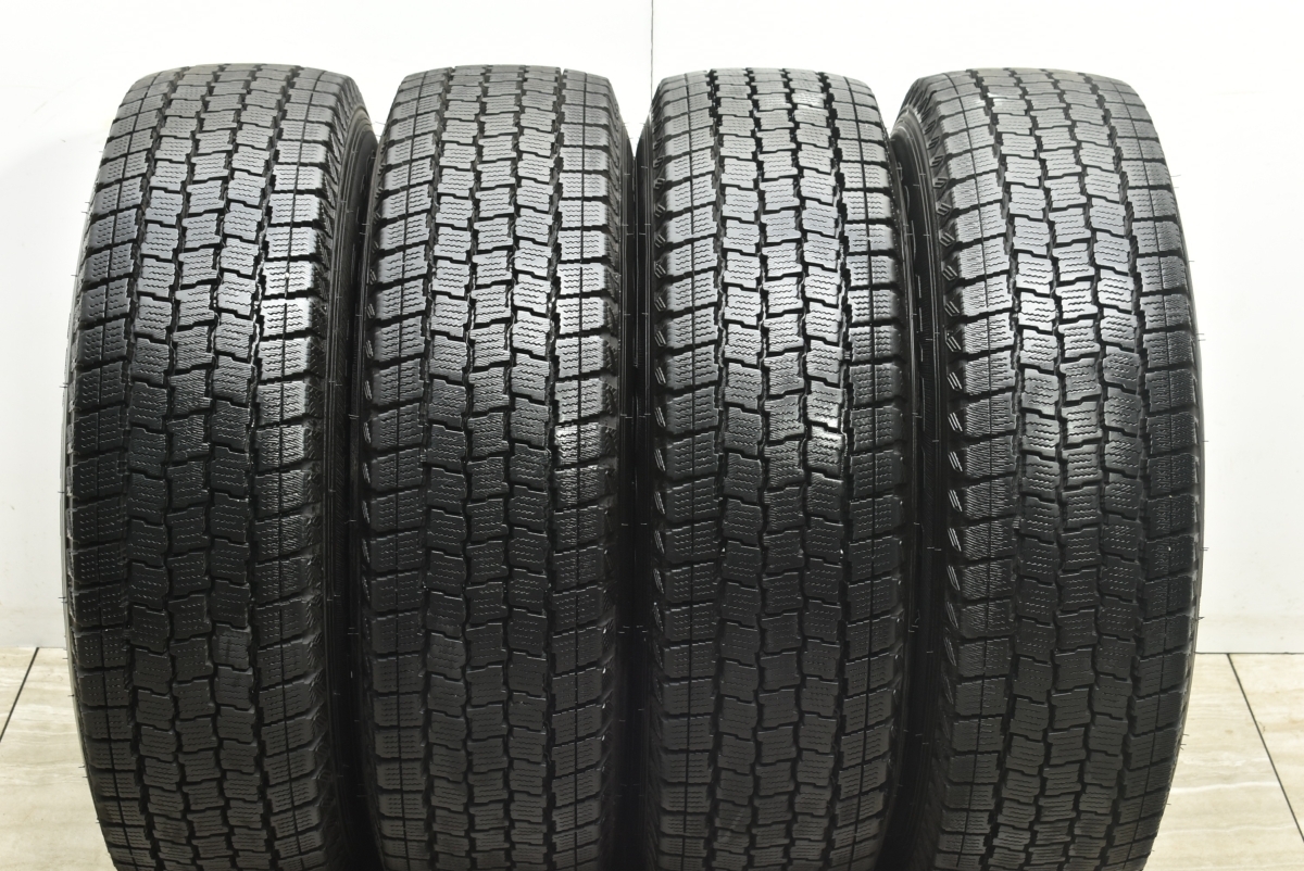 【バリ溝 美品】DELF 15in 6J +33 PCD139.7 グッドイヤー アイスナビカーゴ 195/80R15 LT ハイエース レジアスエース スタッドレス 即納可_画像8