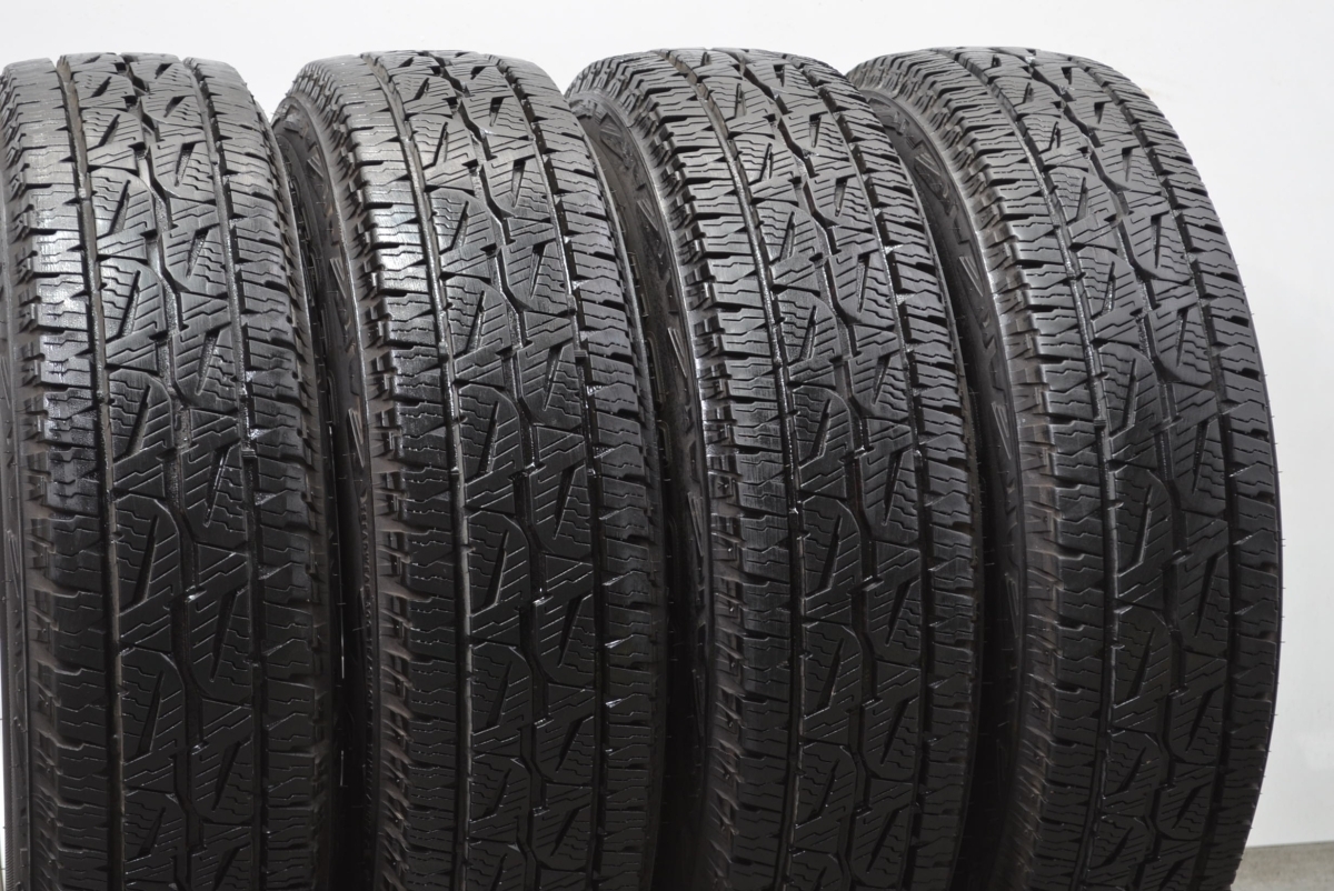 【希少 美品 バリ溝】WEDS Trffer 15in 5.5J +46 PCD114.3 ブリヂストン デューラー A/T 175/80R15 パジェロミニ テリオスキッド 即納可能_画像7