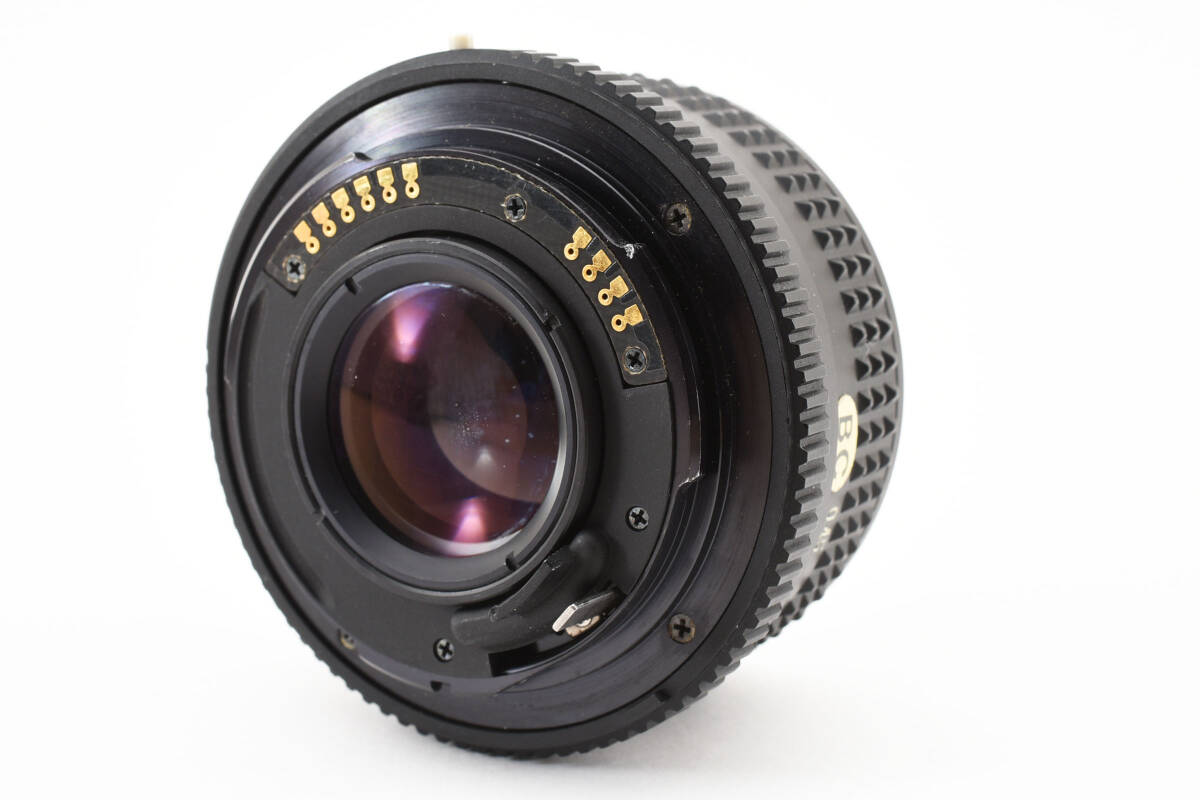 MAMIYA-SEKOR E 50mm F2 BC single burnt point lens 
