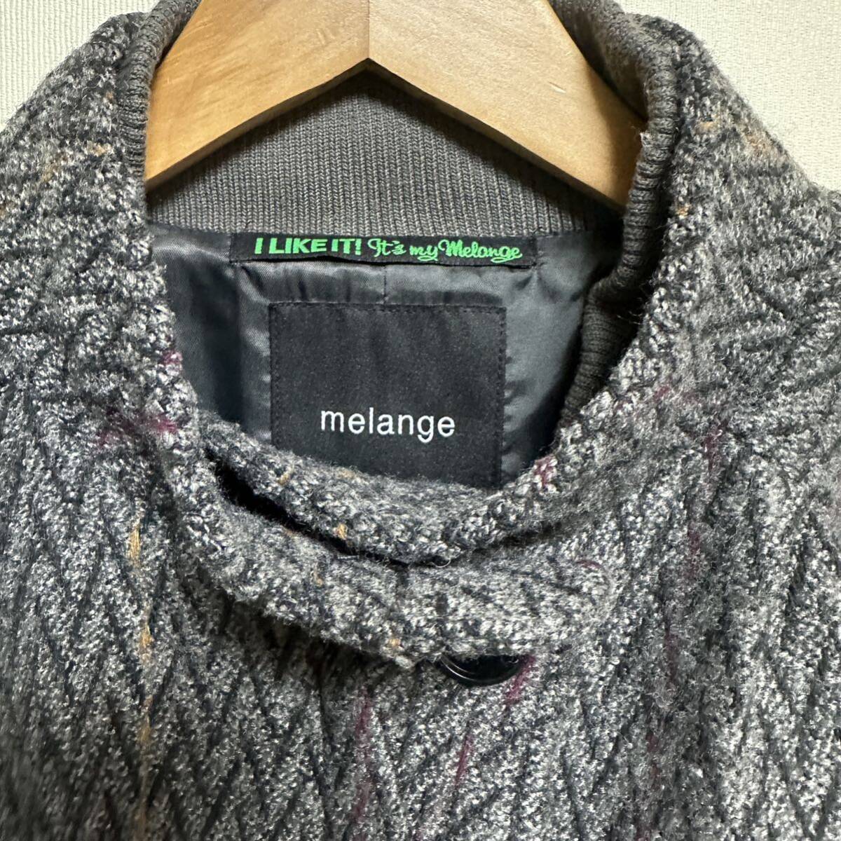 Melange メラーンジュ スタンドカラー オーバーサイズ ロング Melange メラーンジュ スタンドカラー オーバーサイズ ロング