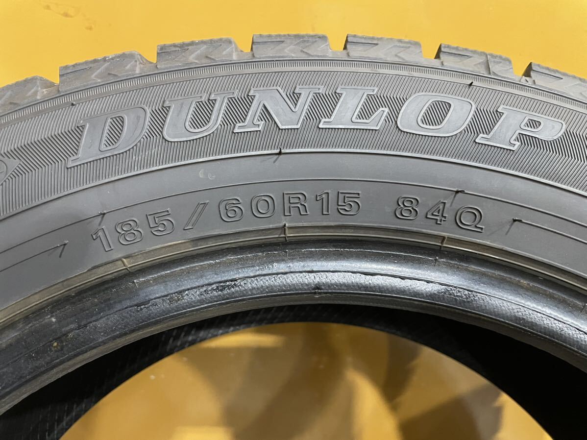 DUNLOP DUNLOP スタッドレスタイヤの4本セット185/60R15&2023年製_画像4