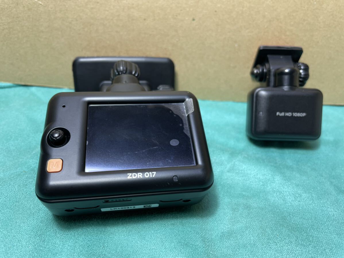 コムテック ドライブレコーダー ZDR 017 comtec前後2カメラ 