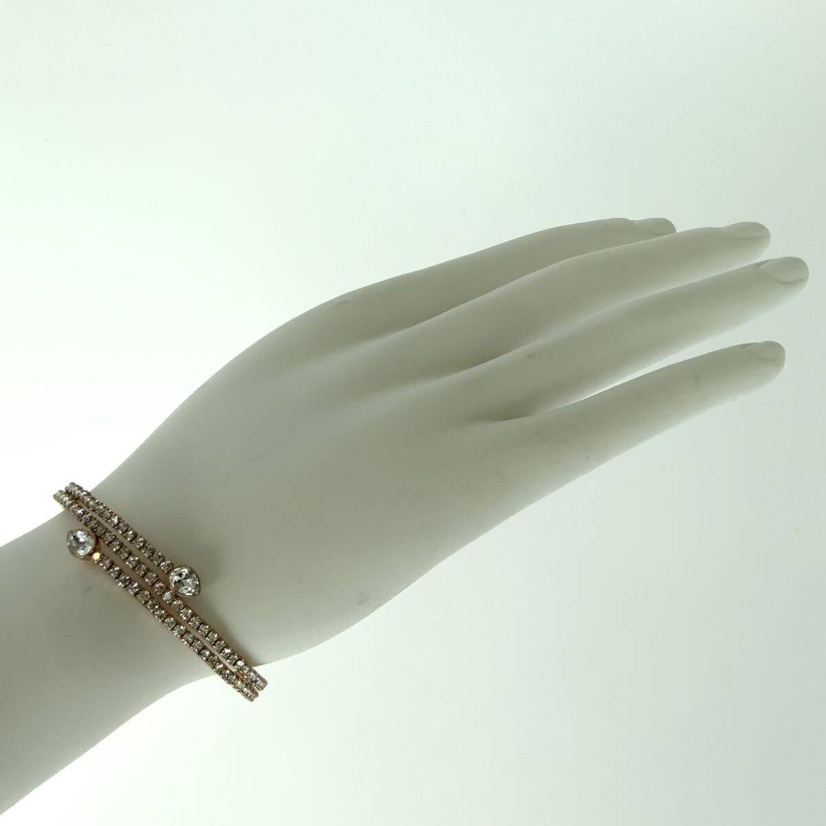 3809 SWAROVSKI Swarovski bracele bangle rhinestone Gold Teardrop accessory 