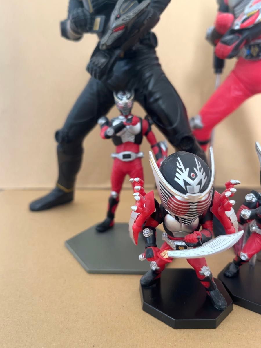 仮面ライダー龍騎　フィギュア　まとめ売り　リュウガ　ソフビ　デフォルメクス　s.i.c. 