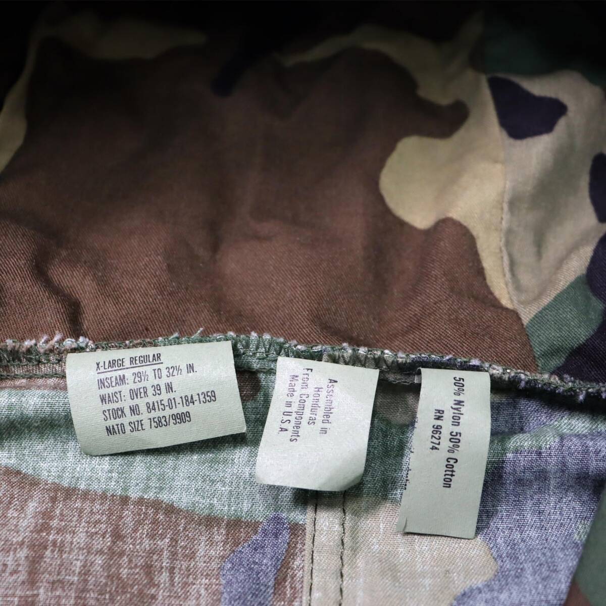 [XL-R] 民間 ウッドランド カモフラージュ アノラック パーカ US ARMY military ミリタリー ジャケット ビンテージ vintage 90s 00s_画像5