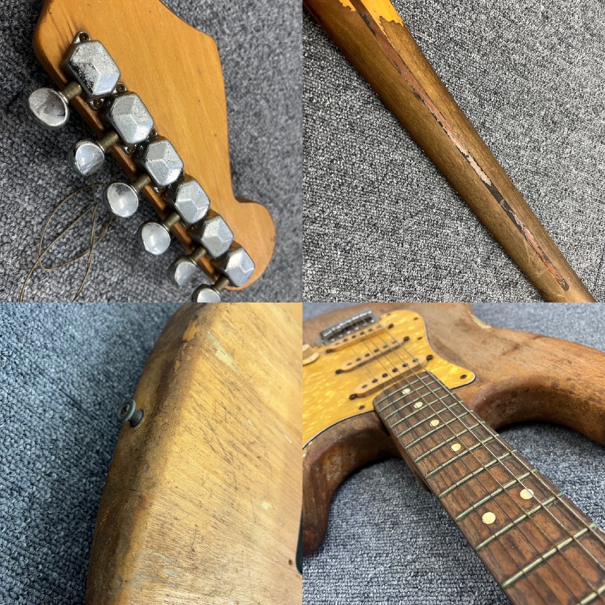 ・ジャンク Fender フェンダー STRATOCASTER ストラトキャスター ギター MEXICO メキシコ MN408427_画像9