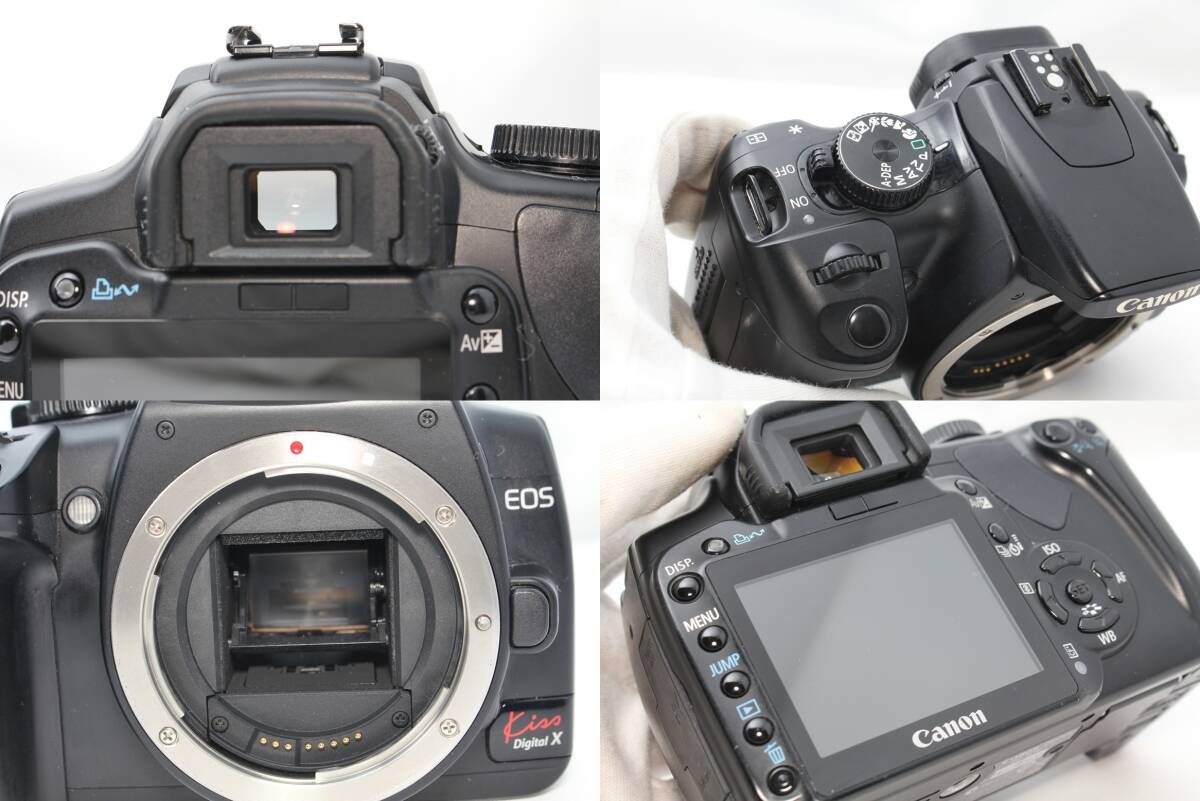 ★【限定！美品 スターティングセット】 Canon EOS Kiss Digital X ★ EF35-80mm USM EF80-200mm USM 20240503の画像7