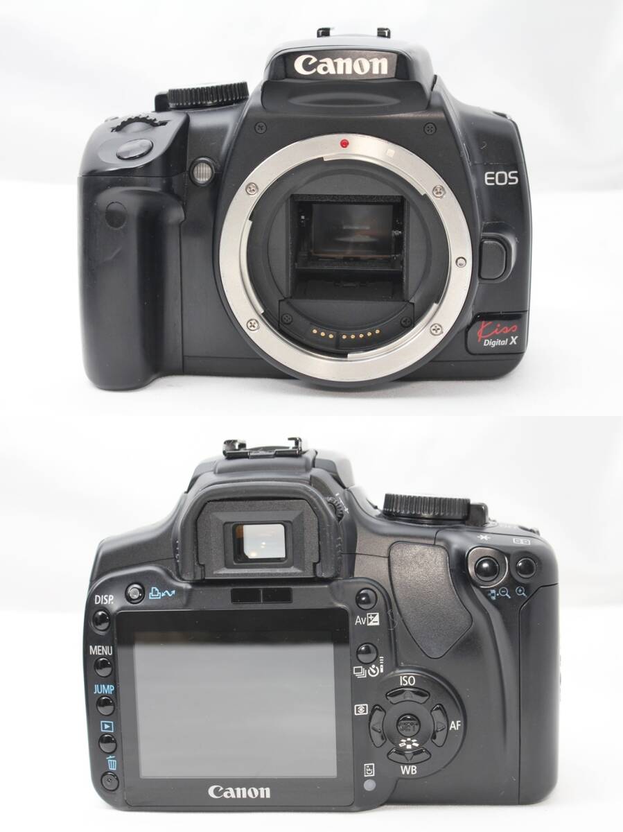 ★【限定！美品 スターティングセット】 Canon EOS Kiss Digital X ★ EF35-80mm USM EF80-200mm USM 20240503の画像5