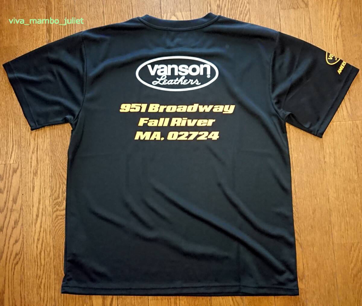 VANSON バンソン Tシャツ Lサイズ 4枚セット メッシュ ドライ 未使用品 VS23801S VS23802S VS23804S メーカー終売品_3枚目裏。