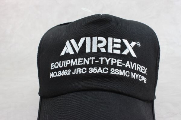 ★正規品　アヴィレックス AVIREX NUMBERRING メッシュキャップ BK★　_画像3