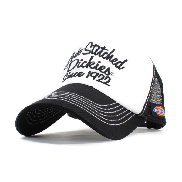 ディッキーズ Dickies Stitched メッシュキャップ ホワイト メンズ レディース アメカジ 野球帽 帽子 ミリタリーの画像1