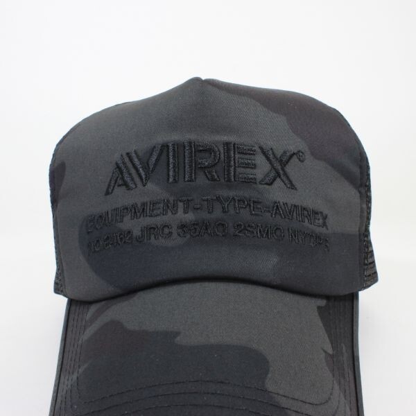  Avirex AVIREX NUMBERRING сетчатая кепка черный камуфляж -ju шляпа мужской женский новый продукт весна лето Trend 