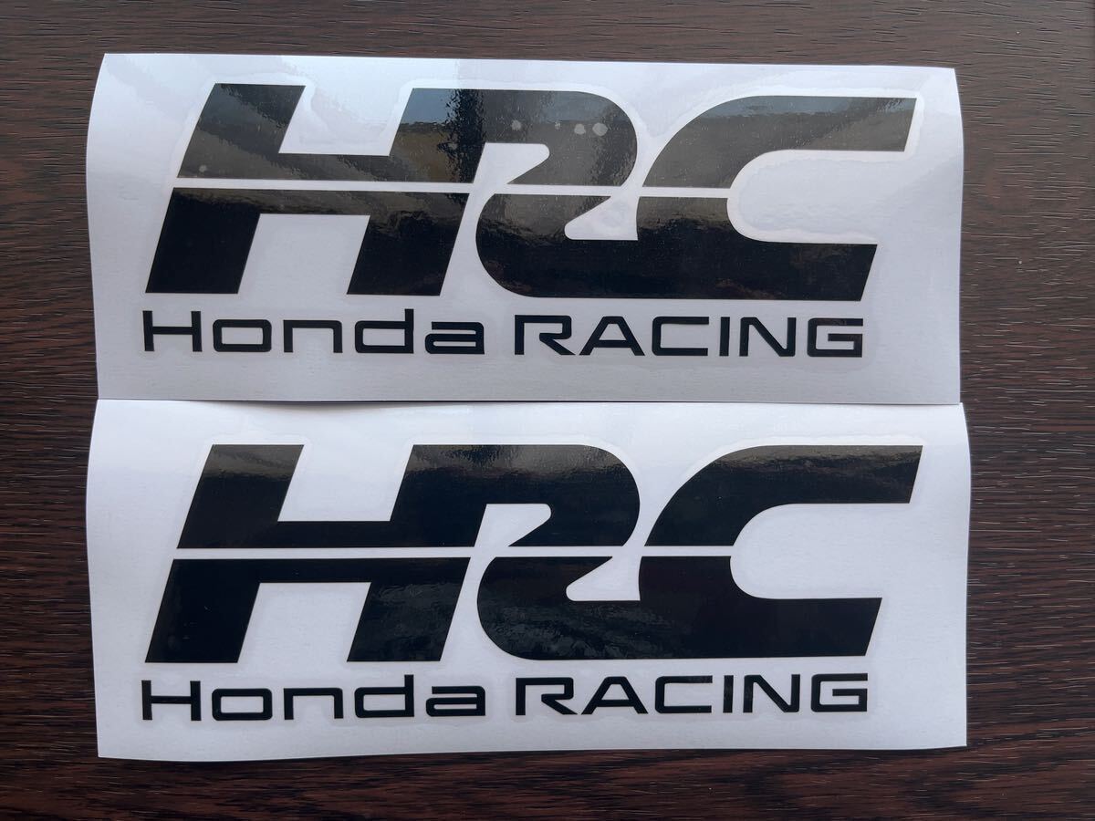 HRC ホンダ レーシング ステッカー【16cm】2枚 送料込_画像1