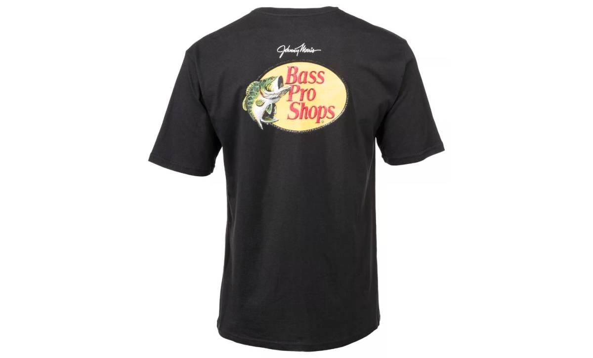 新品未使用！ バスプロ ショップス ロゴ Ｔシャツ ブラック 黒 XLサイズ BassPro Shops ブッシング 釣り アウトドア キャンプ_画像1