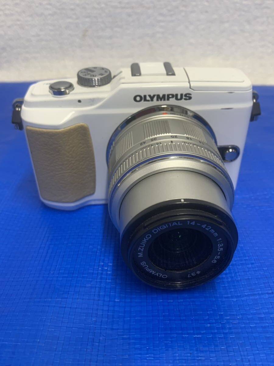 05326.60.OLYMPUS オリンパス PEN E-PL2 ミラーレス 一眼レフ カメラ 動作未確認現状ジャンク品_画像1