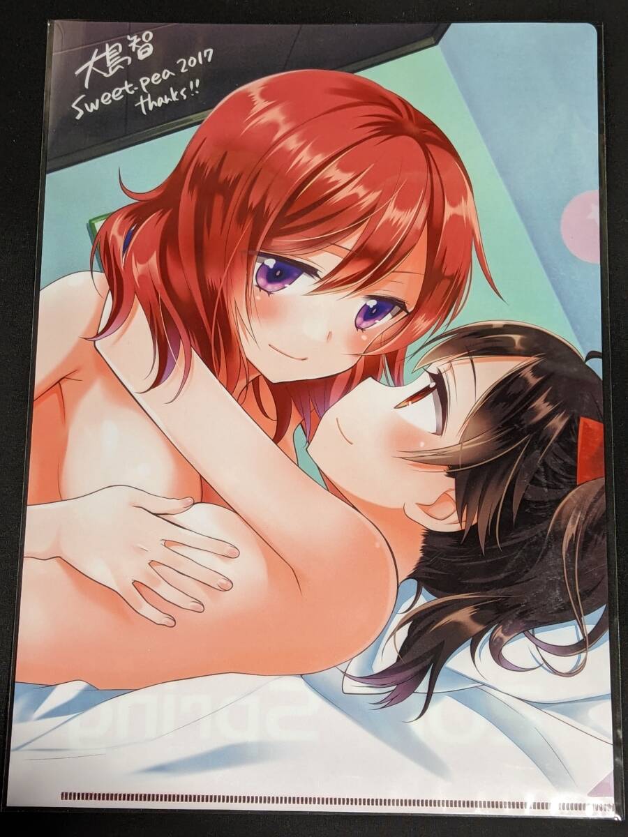 ☆クリアファイル☆ ラブライブ! μ's　矢澤にこ＆西木野真姫(大島智) C92/スイートピー　百合 /S75_画像1