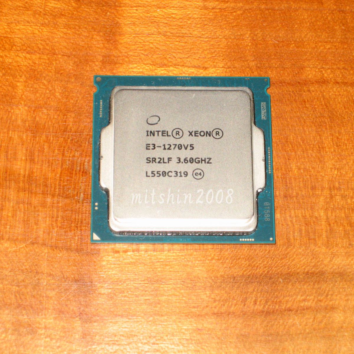 Intel Xeon E3-1270 v5 3.6GHz(TB:最大4.0GHz) LGA1151 Skylake 動作確認済 クリックポストなら送料185円 (E3-1270V5) [No.976]の画像1