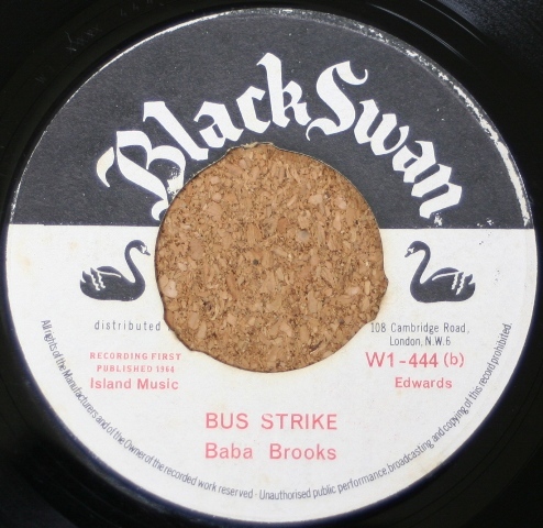 ♪BABA BROOKS - BUS STRIKE / DUKE WHITE - SOW GOOD SEEDS / 美盤 TOP SKA INST_画像1