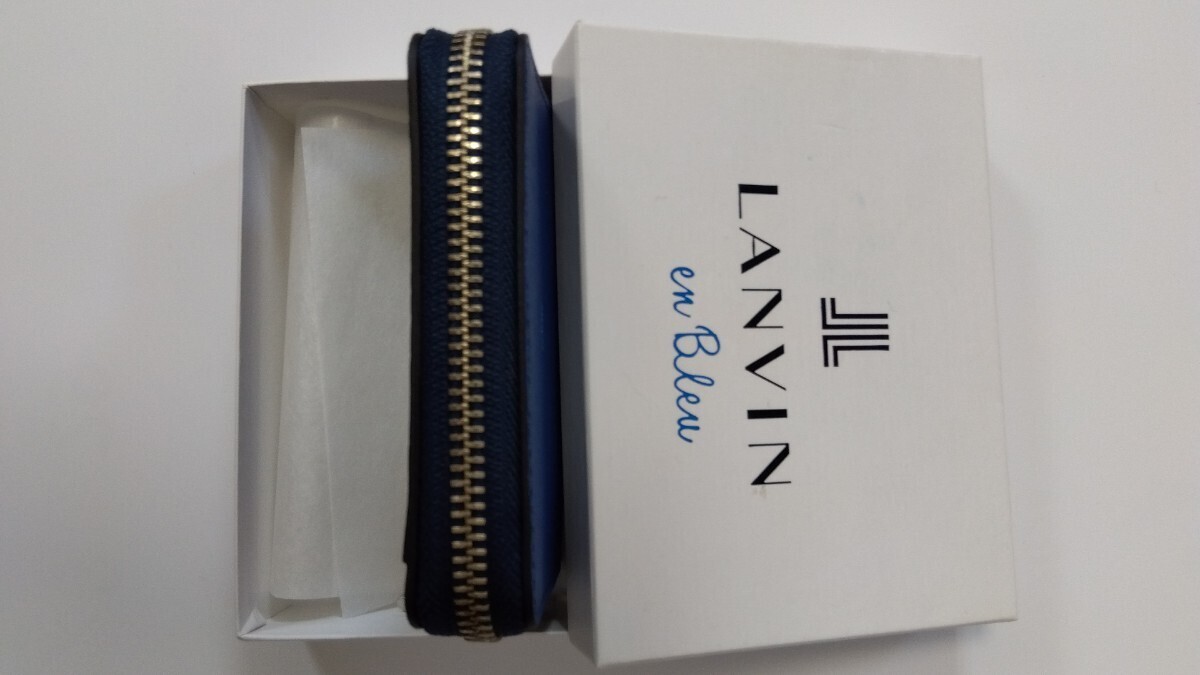 LANVIN en Bleu 小銭入れ 未使用 箱入_画像5