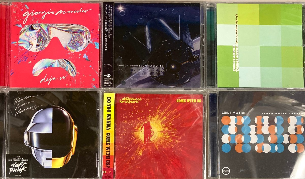 ◎1円スタート！テクノ・ハウス・クラブミュージック全般 中古CD100枚まとめ買いセット DAFT PUNK CHEMICAL BROTHERS UNDERWORLD GIORGの画像2