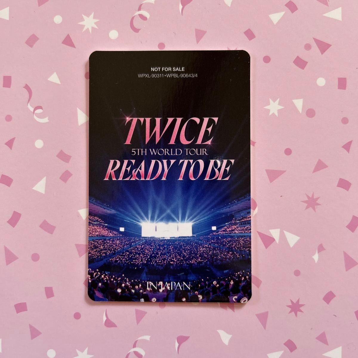 twice ready to be 初回限定トレカ