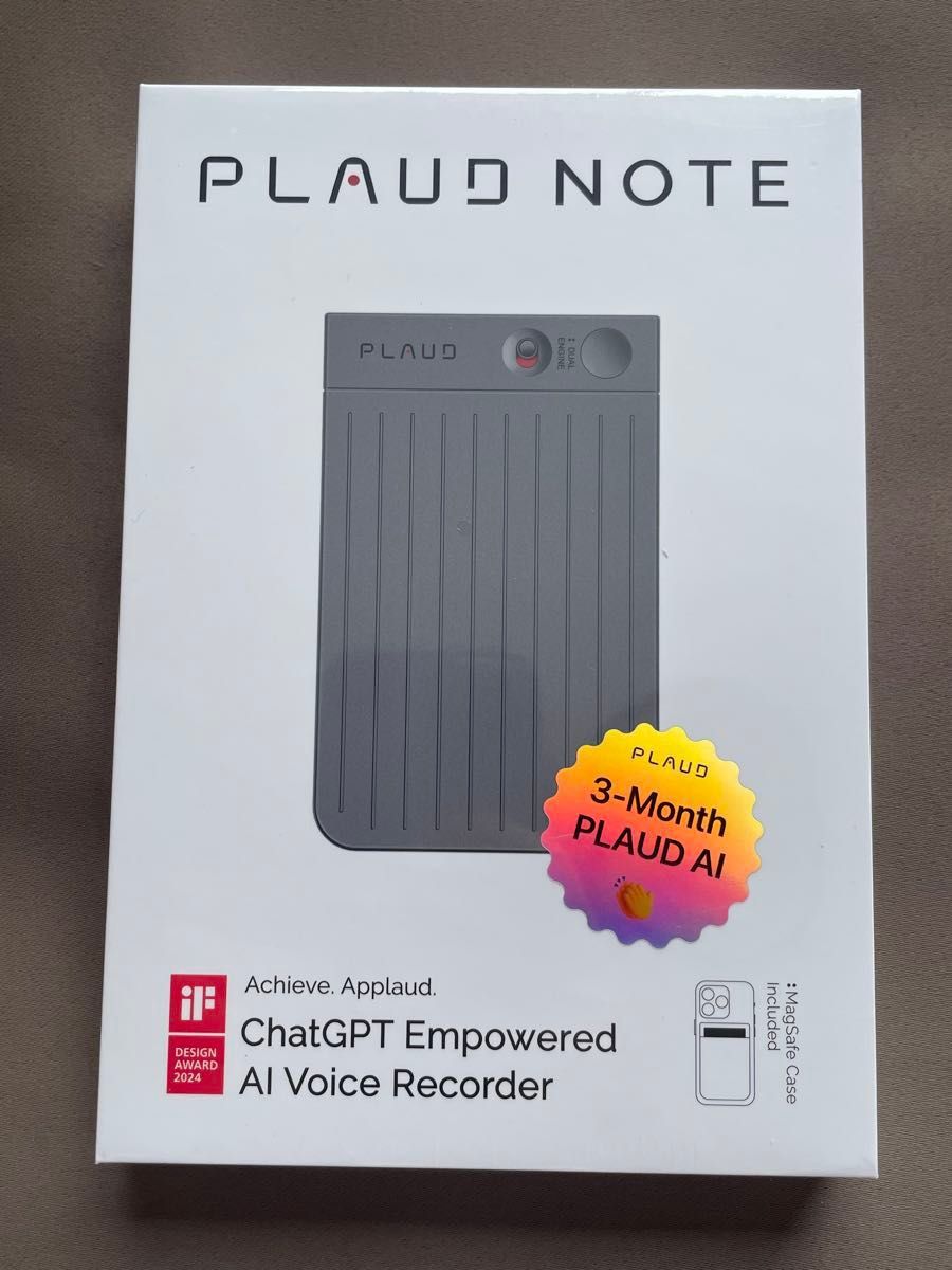新品・未開封】PLAUD NOTE (ブラック)プラウドノート|Yahoo 新品・未開封】PLAUD NOTE (ブラック)プラウドノート|Yahoo