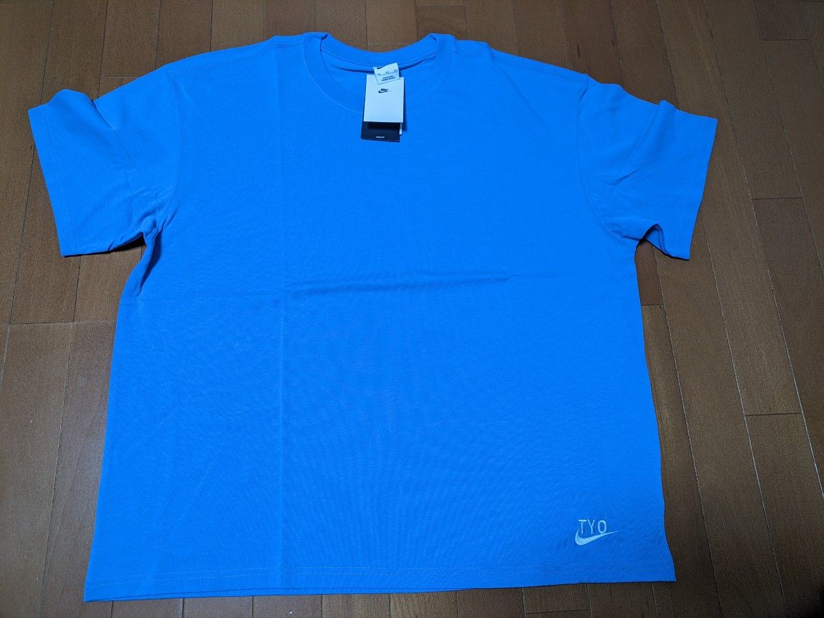 NIKE ナイキ 半袖Ｔシャツ コットン ヘビーウエイトTシャツ ブルー メンズ3XL 4L◆新品未使用タグ付正規品◆