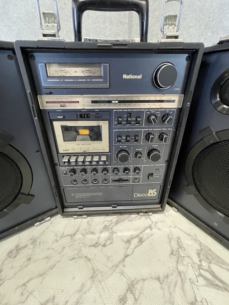 [0475][ used ]National National RX-A2 cassette deck electrification has confirmed Showa Retro audio equipment 