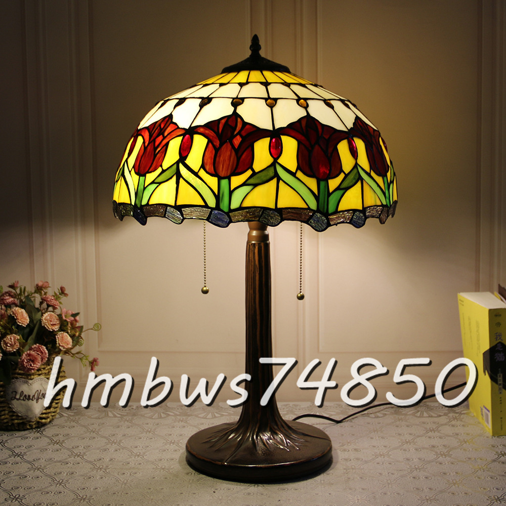 美品 芸術品 ステンドランプ ステンドグラス テーブルスタンド 美品 芸術品 ステンドランプ ステンドグラス テーブルスタンド