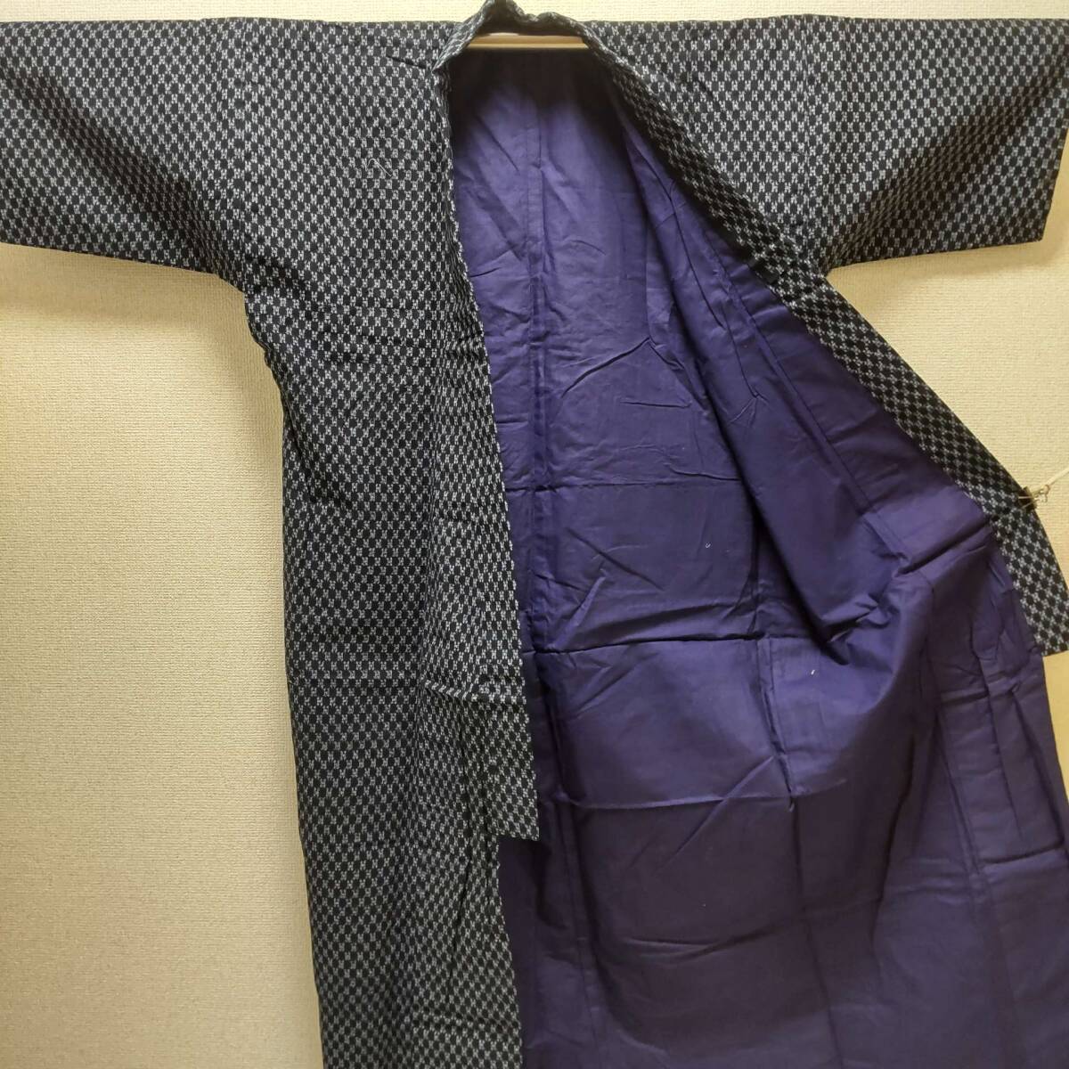 .. дерево хлопок Kurume . 4 угол рисунок кимоно (981)