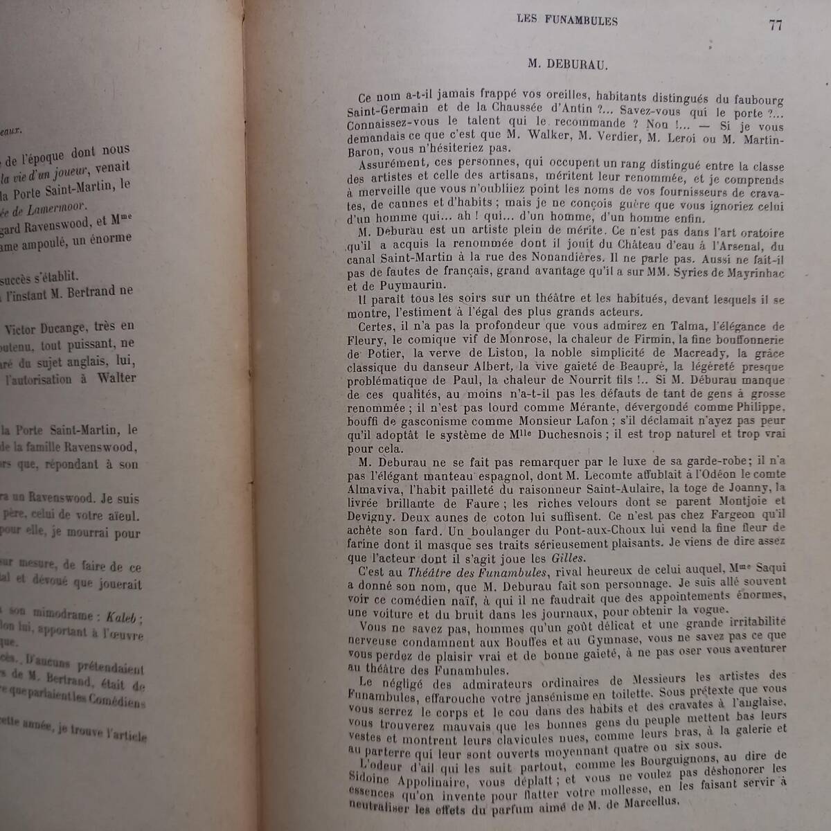 Louis Pericaud「フュナンビュール座 その無言劇、せりふ劇の役者たちとそのパントマイム劇　その創設から解体まで」（1897年）（仏語）_画像4