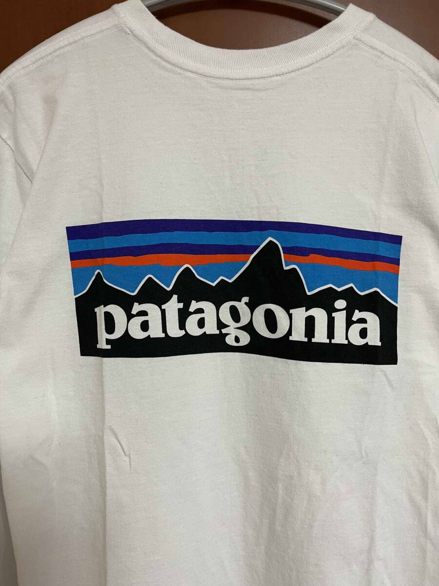 Patagonia パタゴニア 長袖 Tシャツ XSサイズ ホワイトの画像3