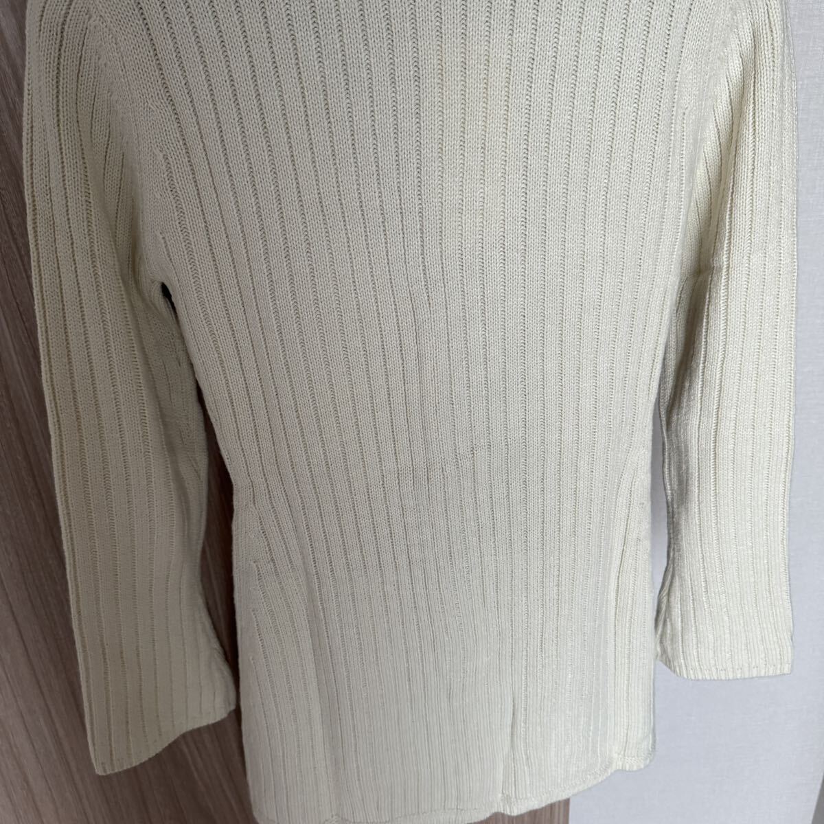 AVANDRESS Punching Knit Dress IVORY ニート_画像8