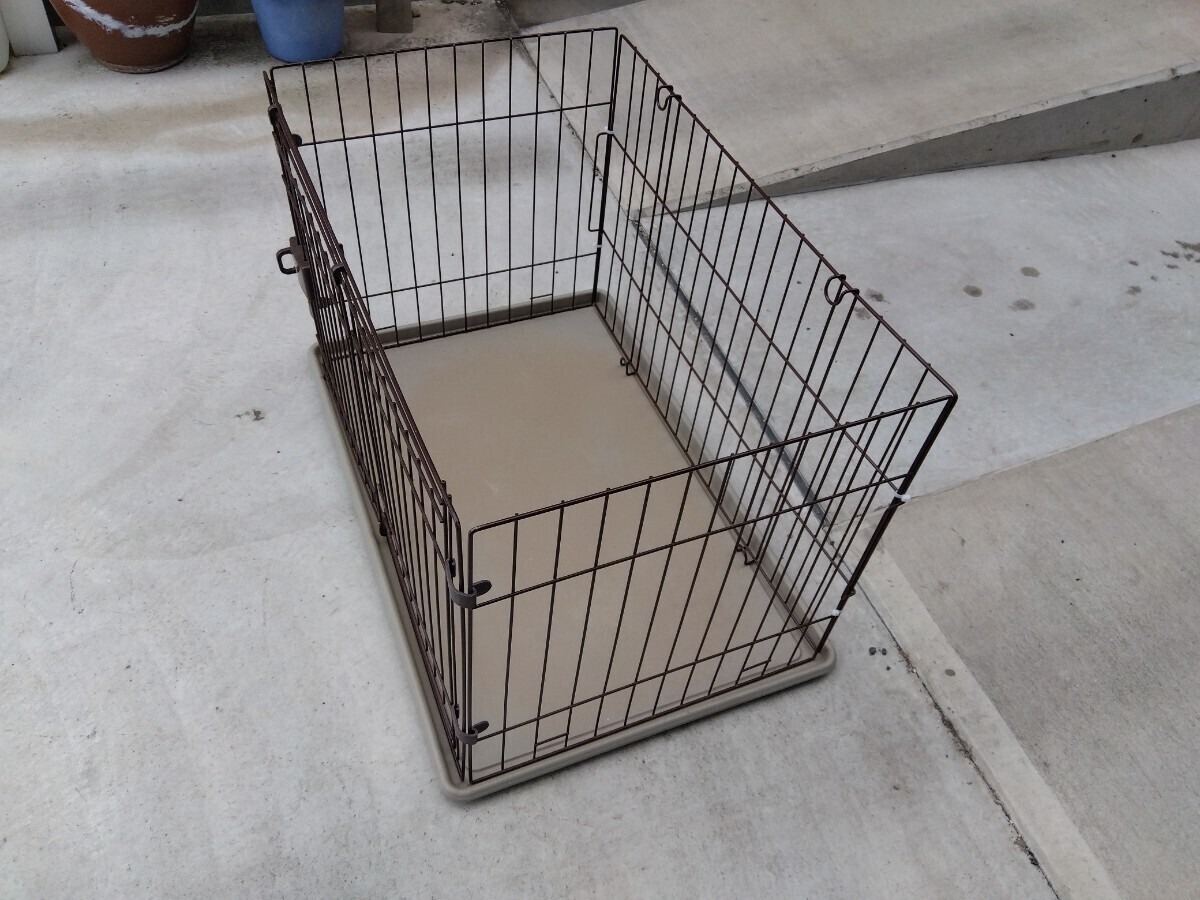  kennel * cage * gate * for pets width width 85cm× height 55cm depth 55cm Circle for secondhand goods [ direct pick ip warm welcome ]