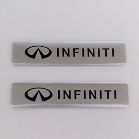 INFINITI インフィニティ アルミニウムステッカー ２枚の画像1
