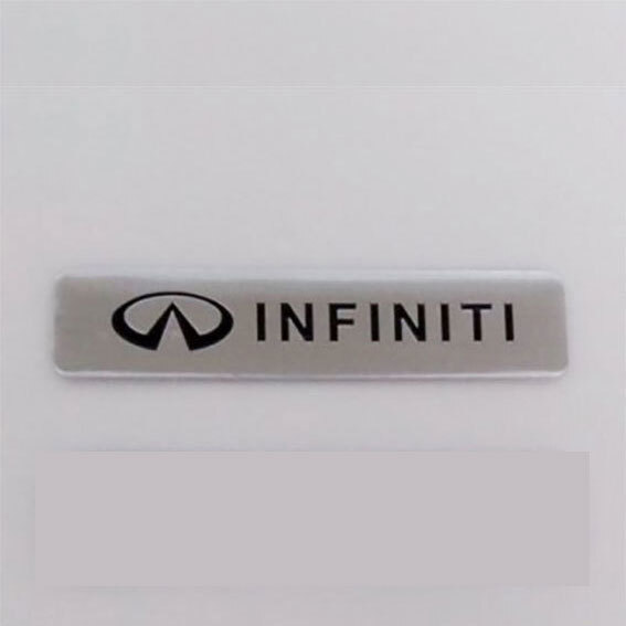 INFINITI インフィニティ アルミニウムステッカー ２枚の画像2