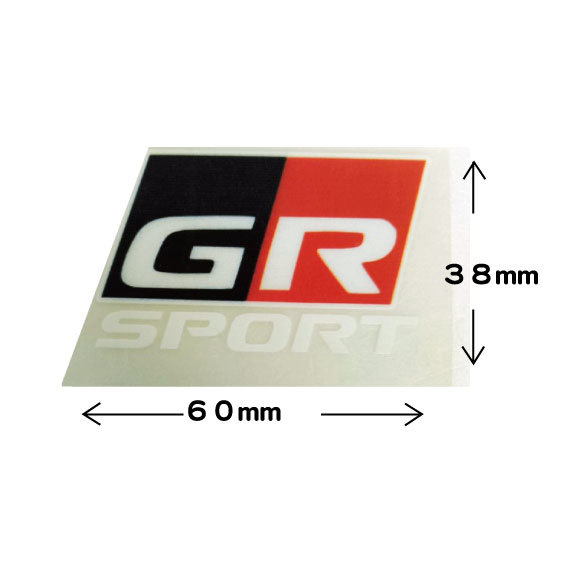 GR SPORT (GR スポーツ）ステッカー 　２枚セット_画像4