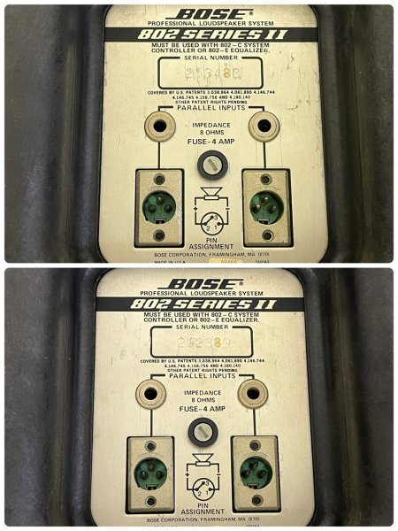 美品！ BOSE ボーズ 802 series II 【完動品】オーディオ機器 スピーカー ペア PA機材 音響機器 吊り金具付の画像2