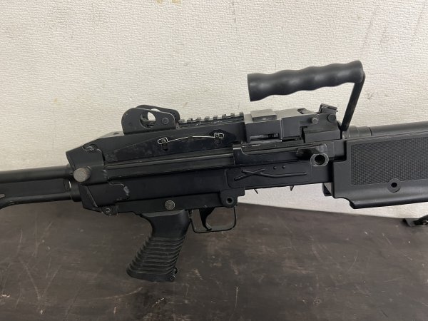  electric operation verification ending!A&K FN M249 MINIMIpalato LOOPER full metal electric gun LMG QUASAR